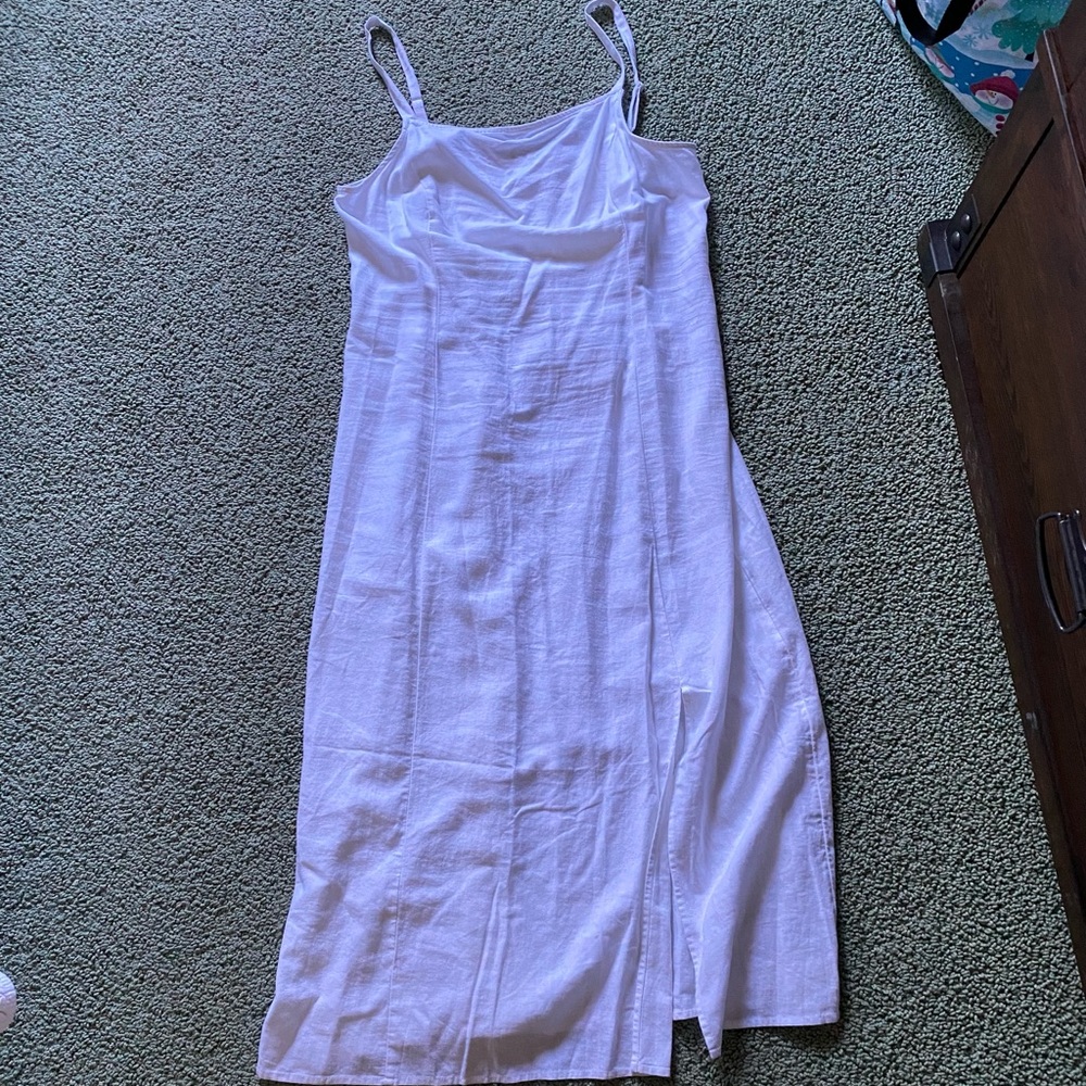 NWT white linen dress
